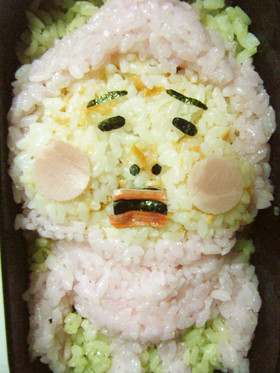 ☆キャラ弁☆こびと○●カクレモモジリ●○