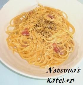 基本材料でお店の味✿カルボナーラ