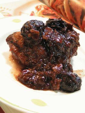 鶏肉のバルサミコ風味ワインソース