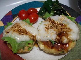 豆腐のチキンハンバーグ