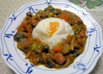 夏野菜カレー～温泉卵のせ～