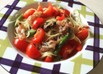 ❤生ハムとトマトの具沢山冷製パスタ❤