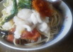 美味っ！ホタテとトマトの冷製パスタ♪