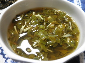 超！簡単に三杯酢♪♪めかぶの三杯酢和え☆