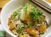 蜂蜜梅つゆ✿茸おろし冷蕎麦