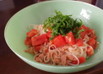 トマトとツナのそうめん