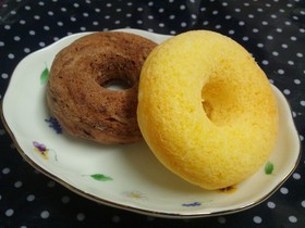 簡単♪ノンオイル♪もちもち豆腐ドーナツ