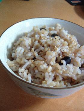 黒豆ごはん。