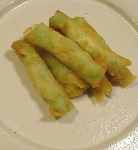 はなびし草の枝豆スティック