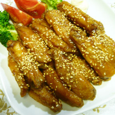 鶏手羽中の甘酢だれ 南蛮漬けっぽい②