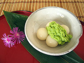 ずんだ白玉