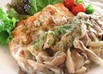チキンソテーの舞茸ソース