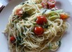 ミョウガと大葉でレモン塩パスタ～♪