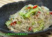ゴーヤと挽肉のピリ辛春雨炒め