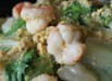 レタス丸ごと1個☆エビの味噌たま炒め