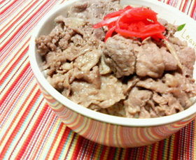 ♡家族に好評♡簡単にできちゃう牛丼♡