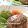 食感が楽しい！蓮根入りハンバーグ