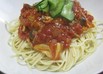 オッサンの冷製パスタ　トマトソース