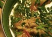 モロヘイヤとトマトのスープ