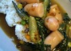 モロヘイヤとオクラのフライパンカレー