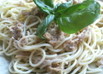 簡単♪なめたけの冷製パスタ