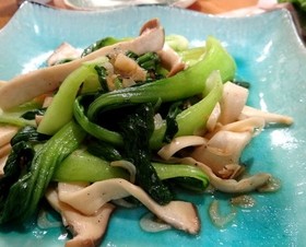 超簡単♪青梗菜とエリンギのさっと炒め