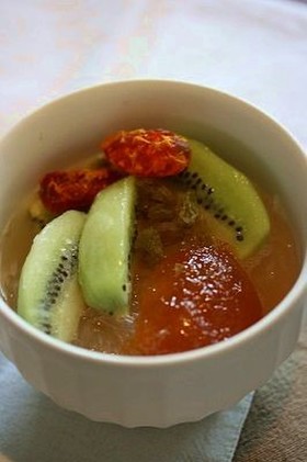 レモンとジャムで「ところてん」食べよ♪