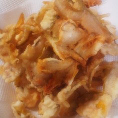 骨ごと食べられる 豆アジの天ぷら 骨ごと食べられる 豆アジの天ぷら
