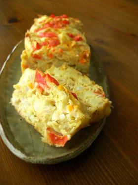 野菜とチーズのケークサレ