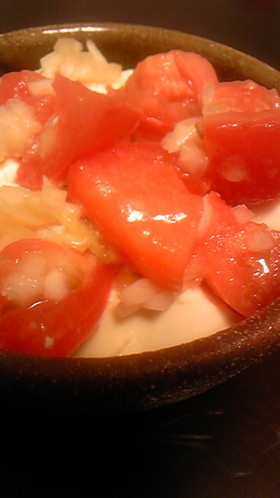 トマトと豆腐のさっぱりサラダ✿