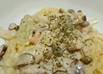 きのことたらこのクリームパスタ