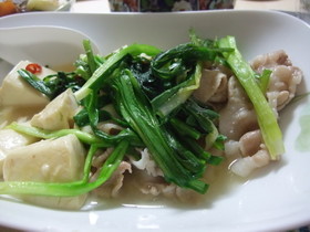 お塩の効いた肉豆腐(覚書)