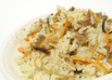 牛肉とゴボウの混ぜ込みごはん♪