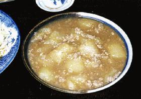 冬瓜挽肉あんかけ