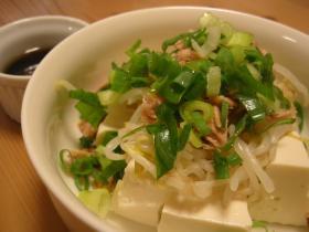 簡単♪ヘルシー☆豆腐ともやしのサラダ