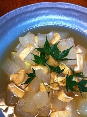 冬瓜(かもうり)と薄揚げのあっさり京風煮