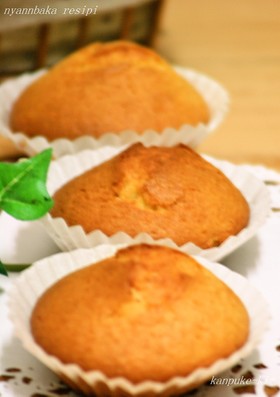 サラダ油で♥簡単カップケーキ