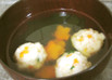はんぺん団子で☆ふわふわおすまし
