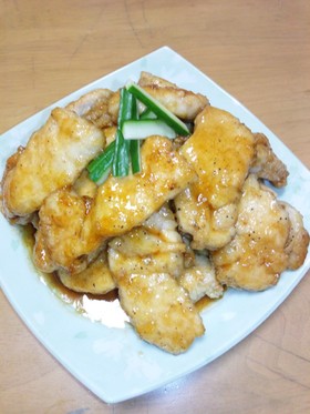 お箸が止まらない!鶏胸肉の照りから揚げ♪