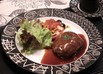 牛薄切り肉のクリームロール。