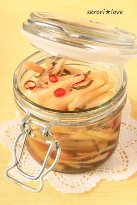 簡単やみつき！セロリの和風ピクルス