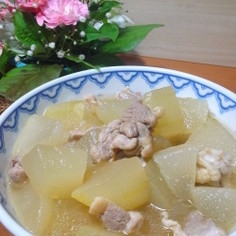 鶏の旨みでいただく、冬瓜と鶏肉の煮物 鶏の旨みでいただく、冬瓜と鶏肉の煮物