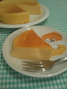不思議なプリンチーズケーキ★はかり不要！