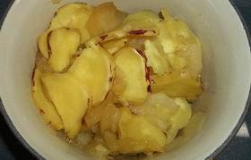 紅玉とサツマイモの重ね煮