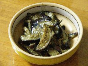 茄子のみそ炒め