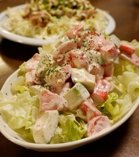 トマトとアボカドのマヨサラ