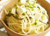 塩昆布とクリームチーズの混ぜるパスタ