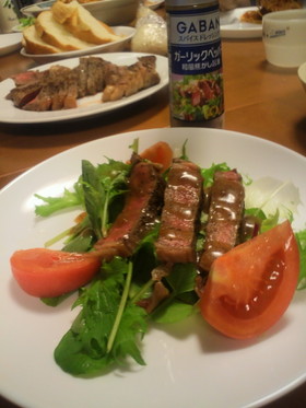 GABANで作るステーキサラダ
