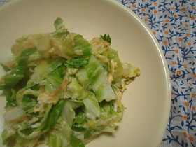きゃべつと卵と塩こしょうだけ！絶品副菜