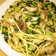 大根の葉とツナの和風パスタ